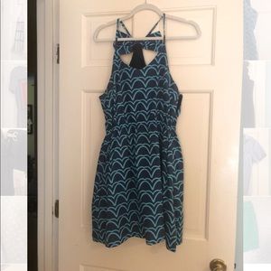 Ellen and Ollie scalloped pattern dress